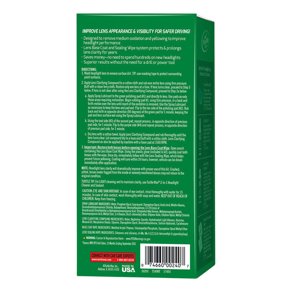 Headlight Lens Restorer Kit
